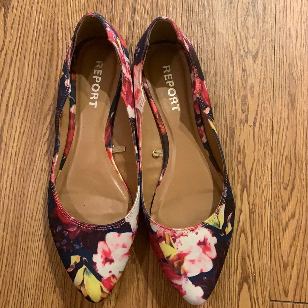 Cute Floral Flats